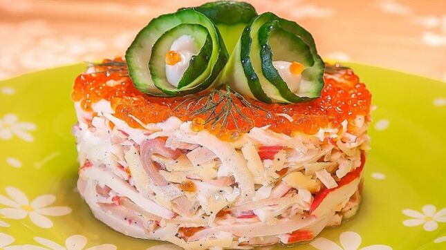 สูตรสลัดสำหรับอาหาร Dukan